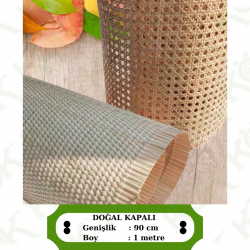 Овално затворено плетено сламенокафяво 3*3 мм - 90 см