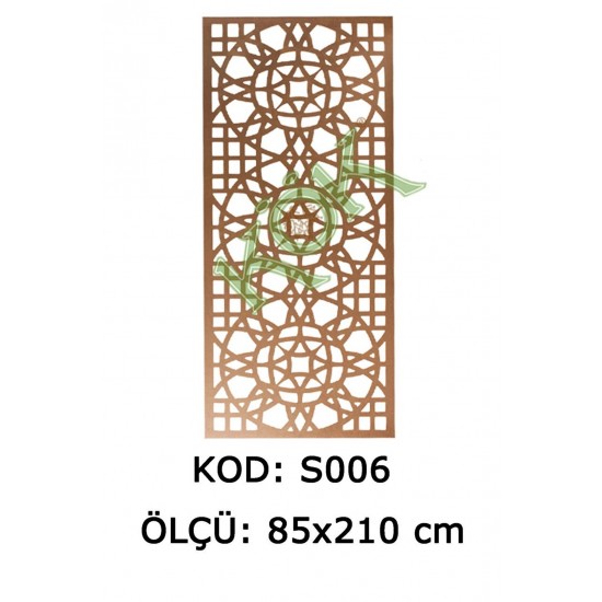 S006 МДФ решетка Свят 210*85 Cм