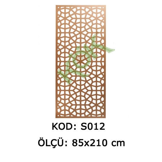 S012 MDF решетка Звезда-2 210*85 Cm