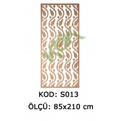 S013 МДФ решетка Лале 210*85см