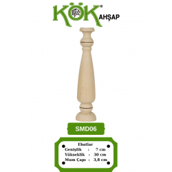 SMD06-30 Дървен свещник