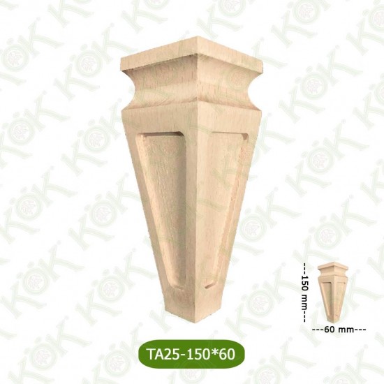 TA25-150-60 Мебелно краче /струговано/