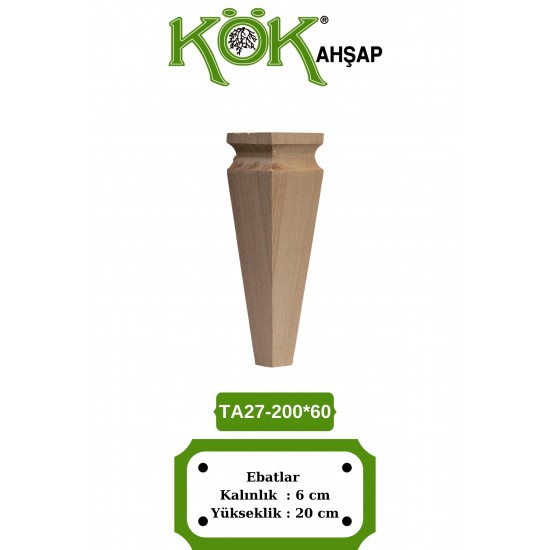 TA27-200-60 Мебелно краче /струговано/