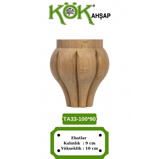 TA33-100-90 Мебелно краче /струговано/