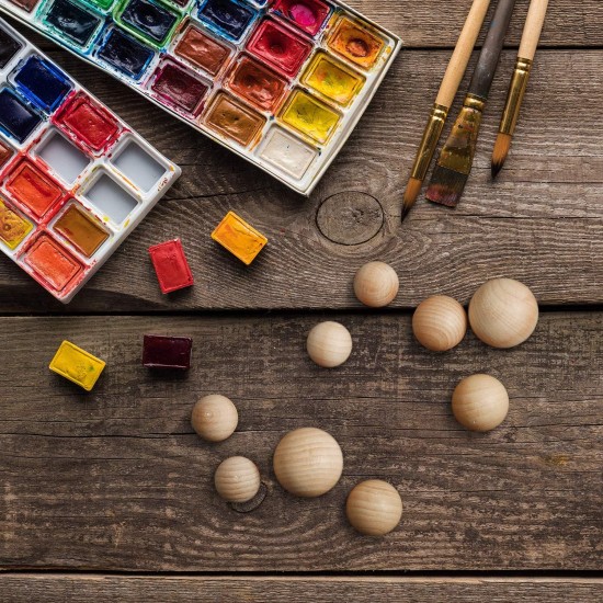 Дървена кръгла топка 20 мм