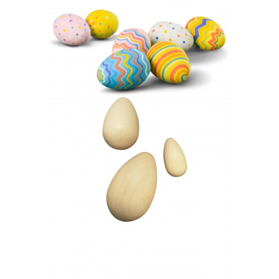 Голямо дървено великденско яйце