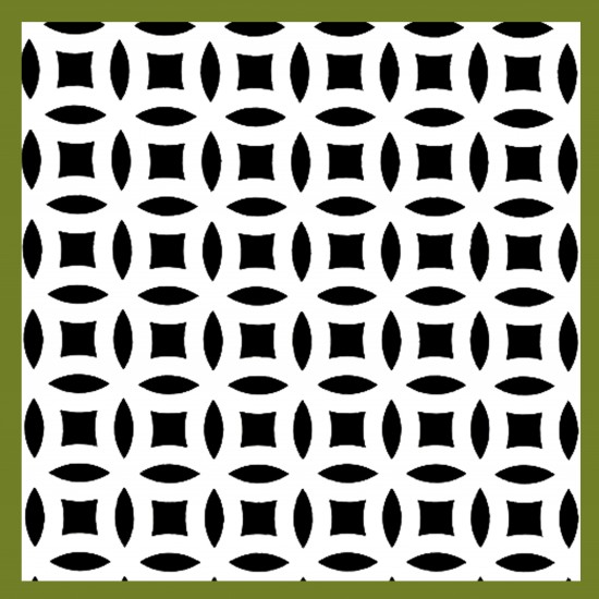 Мдф решетка 3мм Далас 70*170см Бял