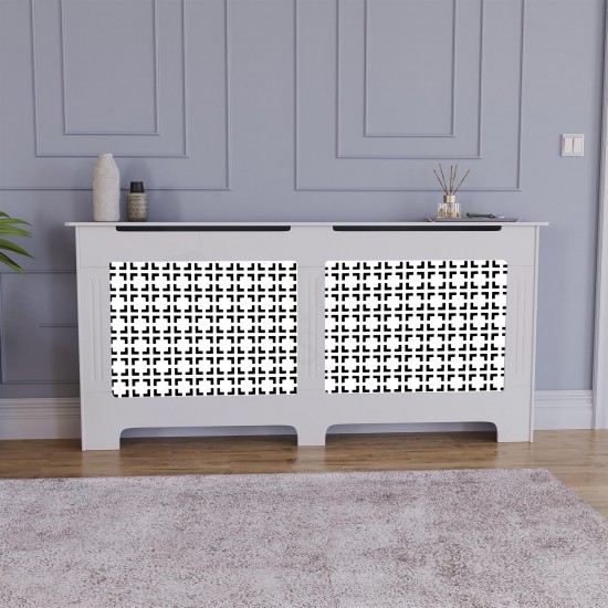 Мдф решетка 3мм Лондон 70*170см Бял