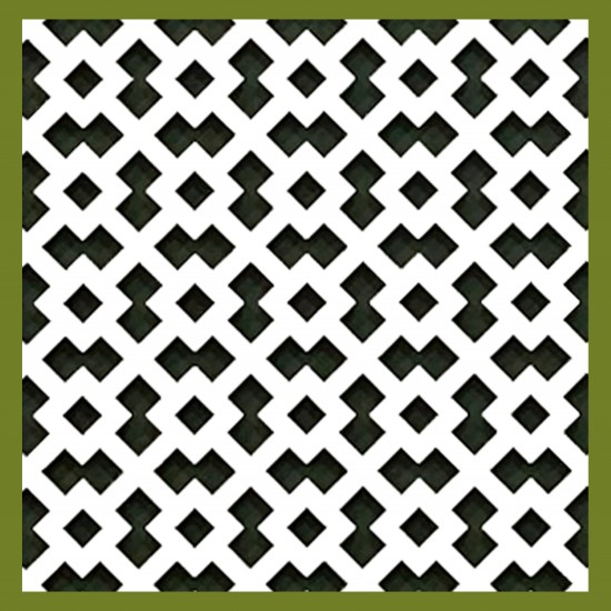 Мдф решетка 3мм Порто 70*170см Бял