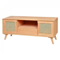 Ретро плетена стойка за телевизор, 140 см