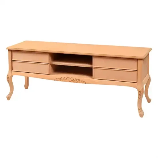 Резбован ТВ шкаф с чекмеджета Lukens, 150 см