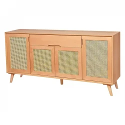 Ретро плетена конзолна маса 160 см