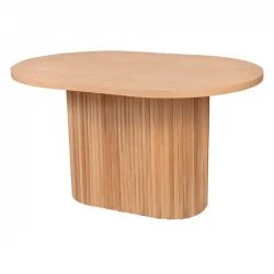 Овална маса от кадифе, 140 см