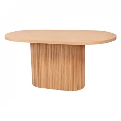 Овална маса от кадифе, 160 см