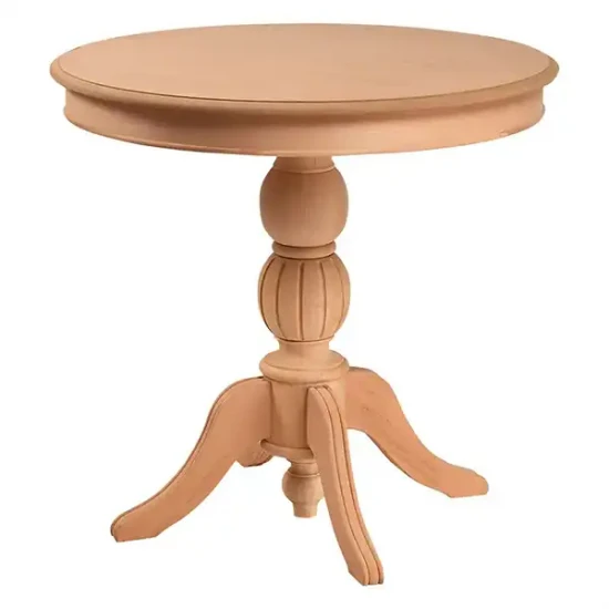 Кръгла фиксирана маса за баща 90 см