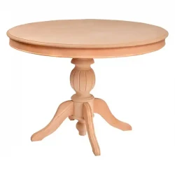 Кръгла фиксирана маса за баща 110 см