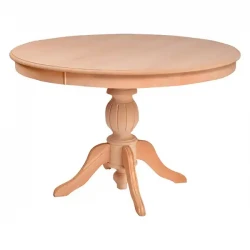 Кръгла фиксирана маса за баща 120 см