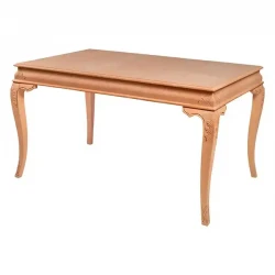 Разтегателна маса Hilal Rustic Carved 140 см