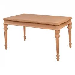 Антична маса с разтегателни елементи, 140 см