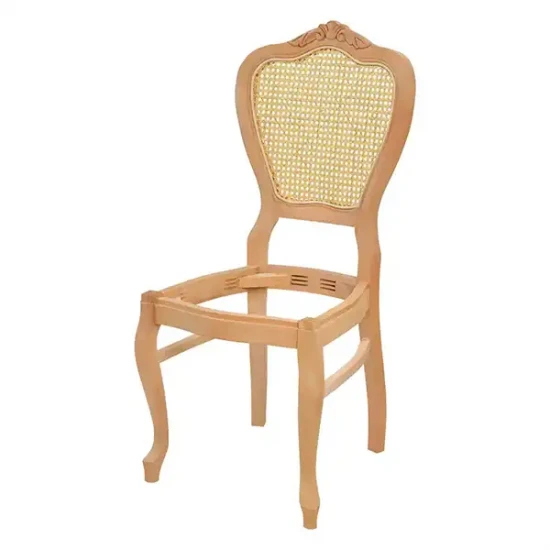 Класически резбован плетен стол Lukens