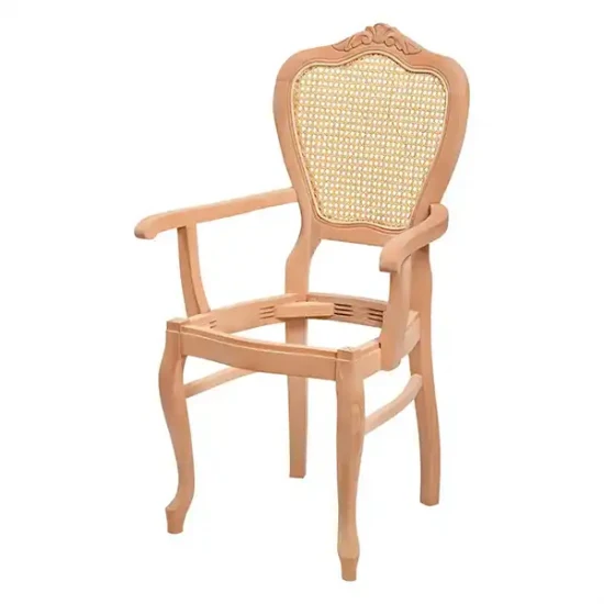 Класическа резбована дръжка от ракита в стил Лукенс.