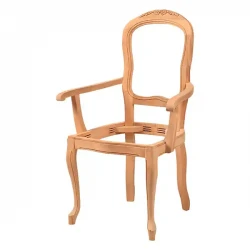 Кънтри резбован фотьойл