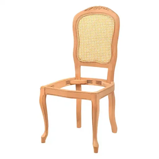 Кънтри резбован плетен стол