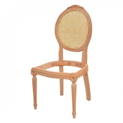 Медальон, струг, резбован плетен стол