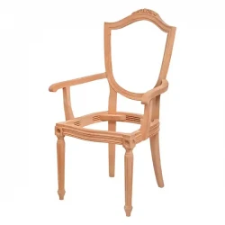 Резбован фотьойл с чаша струг