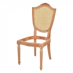 Чашов струг, резбован плетен стол