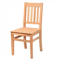 Дървен стол с летви