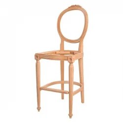 Гравиран бар стол с медальон