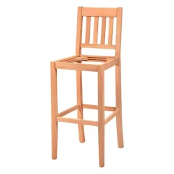 Бар стол с летви и тапициран дизайн