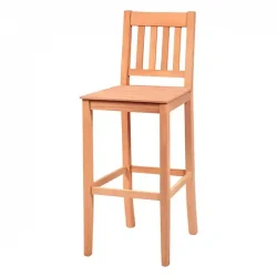 Дървен бар стол с летви