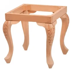 Резбована табуретка Lukens, 40 см