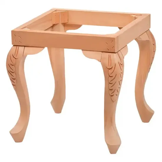 Резбована табуретка Lukens, 40 см