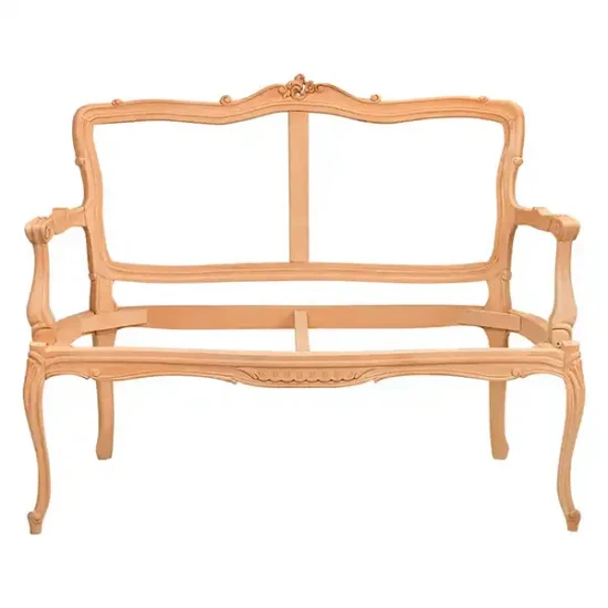 Двуместен диван с цвете