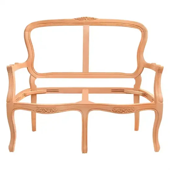 Двоен диван с резба в стил Луи XV