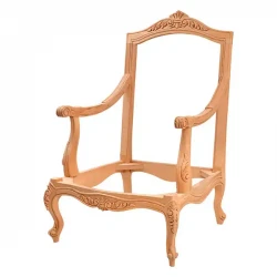 Фотьойл с резбовани листа