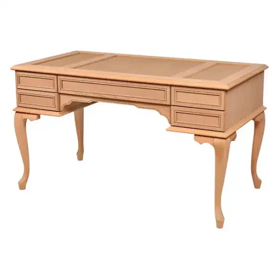 Кожено бюро Lukens с райета 140 см