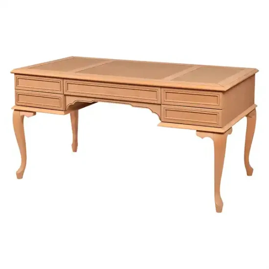 Кожено бюро Lukens с райета 160 см