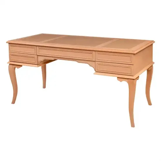 Кожено бюро в рустик стил, 160 см