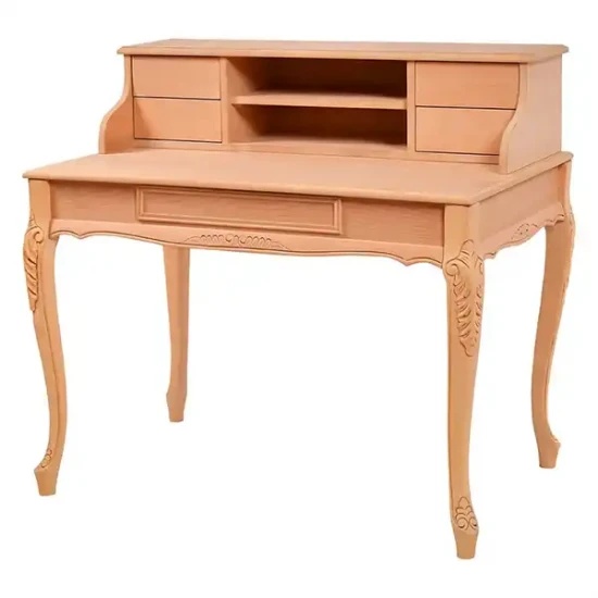 Бюро с резба Магнолия с рафтове