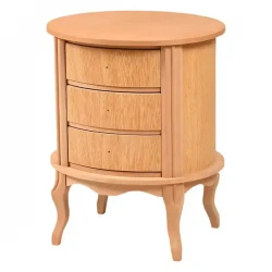 Овален къс скрин с три чекмеджета