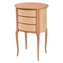 Овален скрин с три чекмеджета