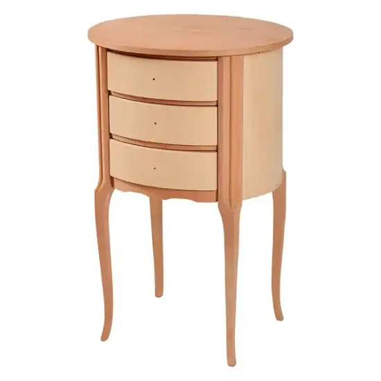 Овален скрин с три чекмеджета