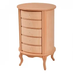 Овален скрин с пет чекмеджета