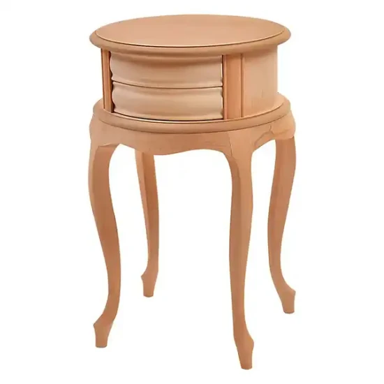 Луксозен кръгъл скрин с две чекмеджета