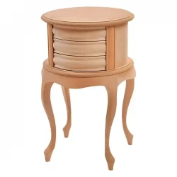 Луксозен кръгъл скрин с три чекмеджета