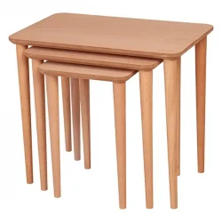 Ретро правоъгълни маси за гнездене